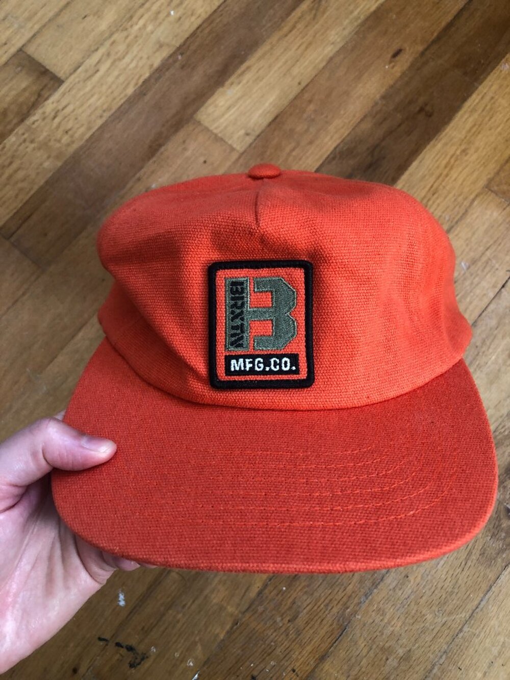 Brixton MFG Co Orange Hat